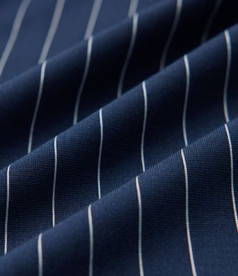 Kurzärmeliges, gestreiftes Freizeithemd mit Cool-Touch-Effekt