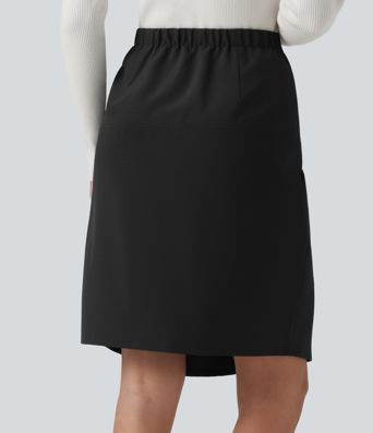 Hochgeschnittener Mini-Bleistiftrock für das Büro