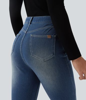 Halara Flex™ High Waisted Women Casual Skinny Denim Jeans with Pockets