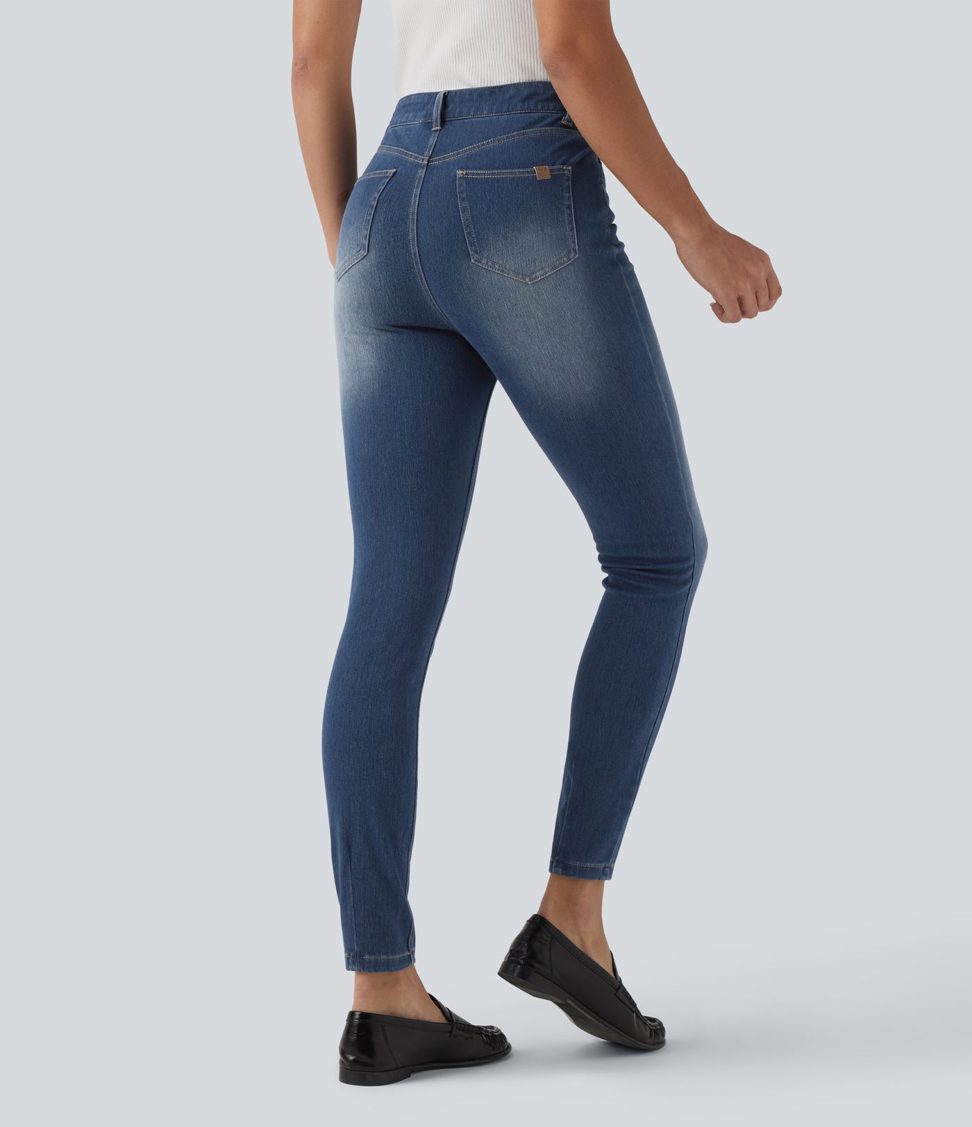 Halara Flex™ High Waisted Casual Skinny Jeans with Pockets
