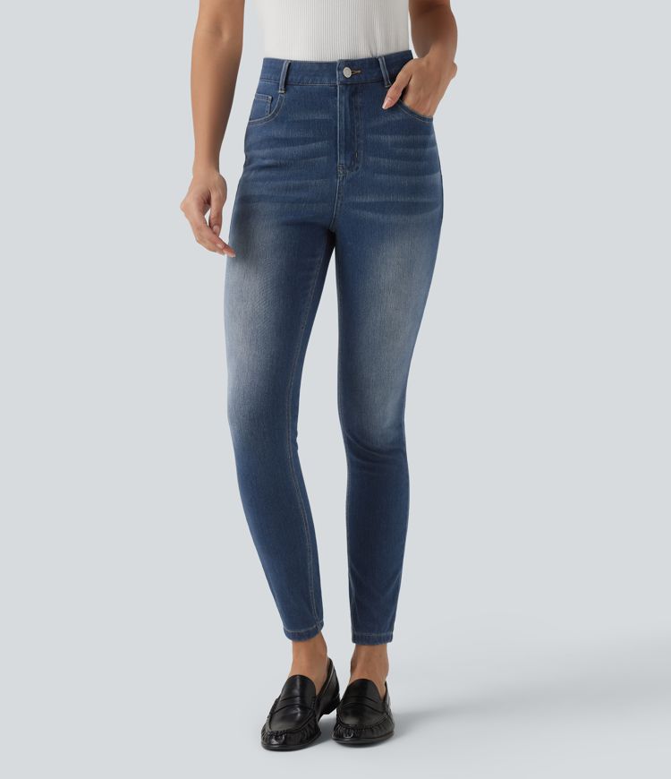 Halara Flex™ High Waisted Casual Skinny Jeans with Pockets