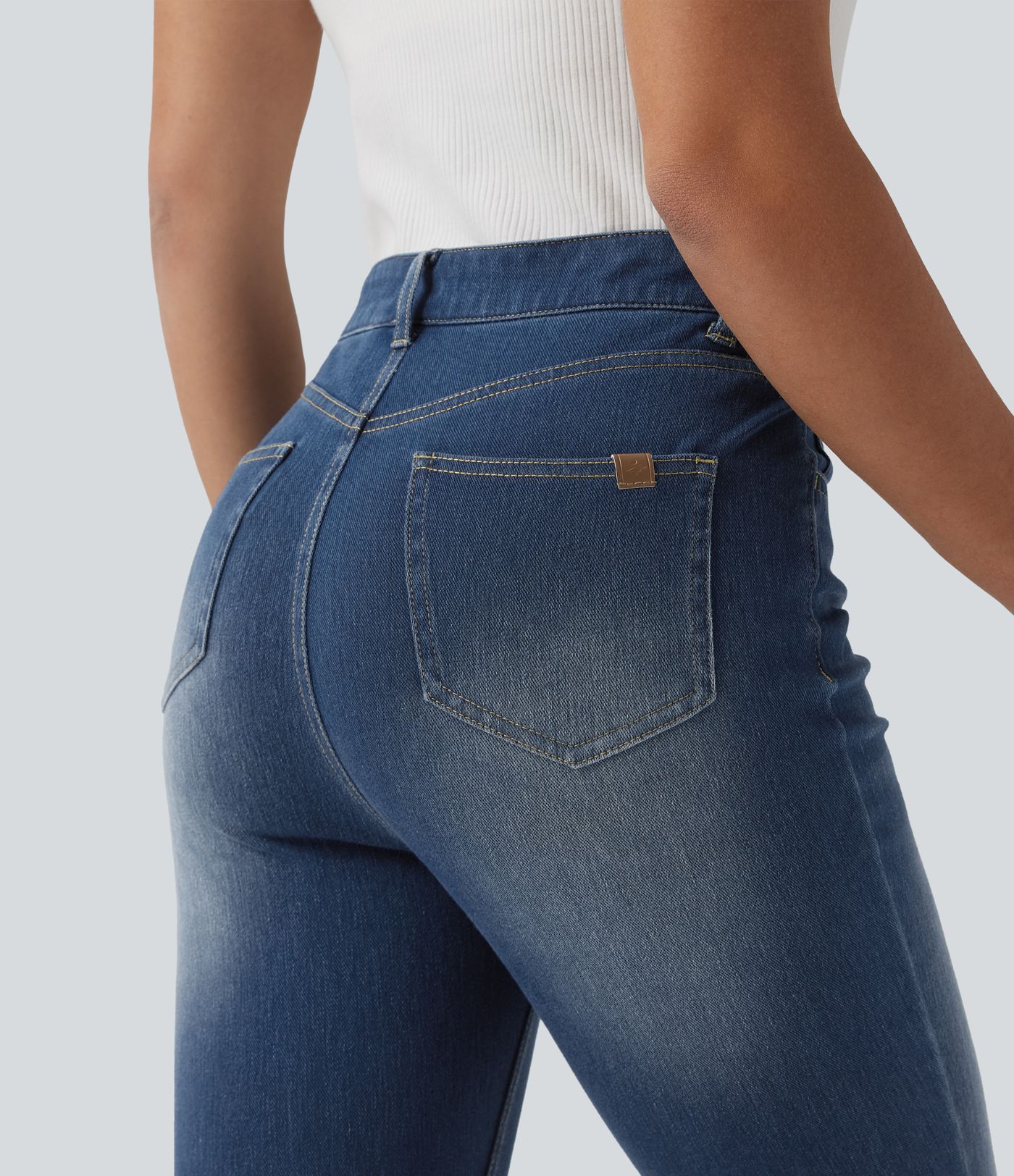 Halara Flex™ High Waisted Casual Skinny Jeans with Pockets