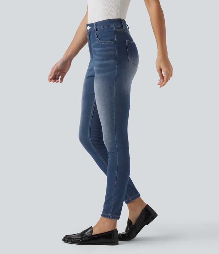 Halara Flex™ High Waisted Casual Skinny Jeans with Pockets