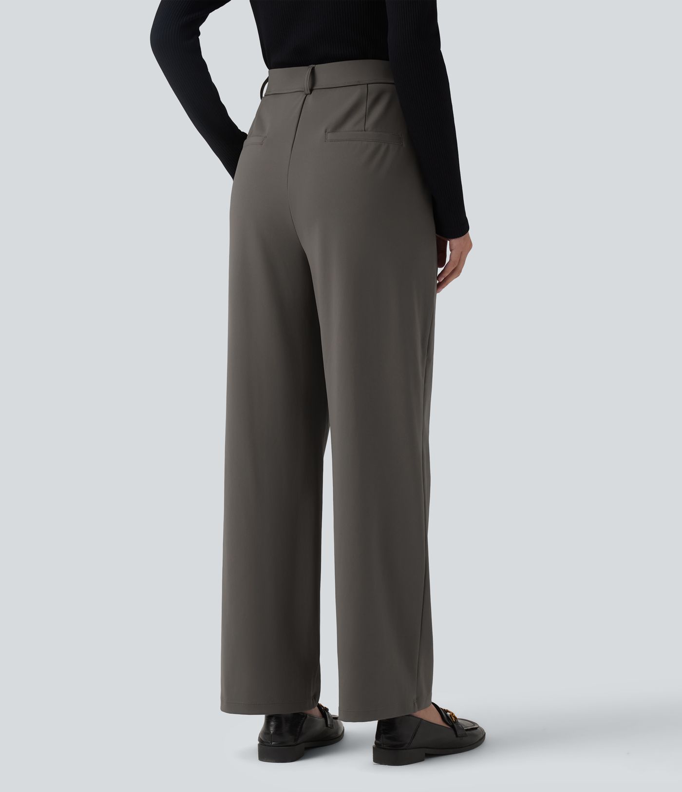 Pantalon tailleur fuselé taille haute Halara Flex™ DayStretch avec poches