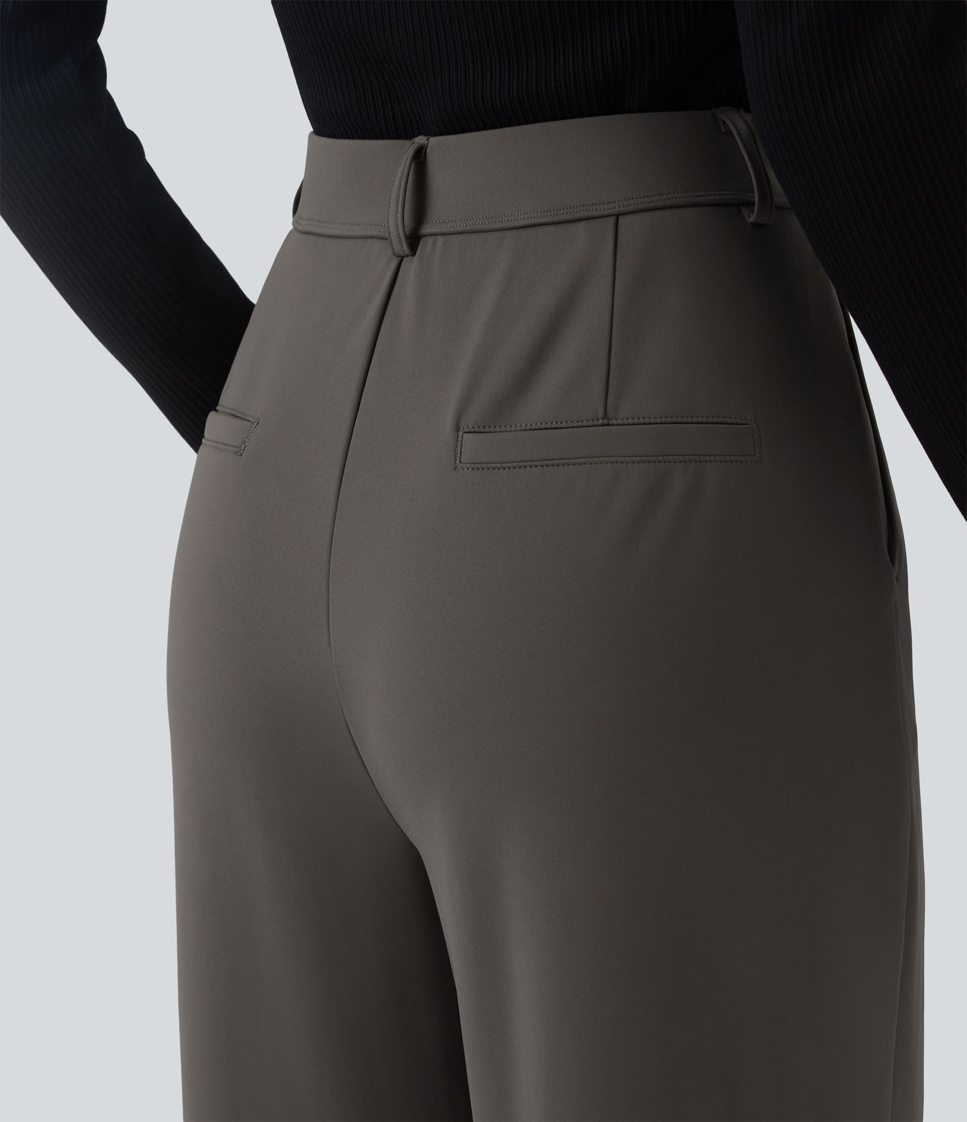 Pantalon tailleur fuselé taille haute Halara Flex™ DayStretch avec poches