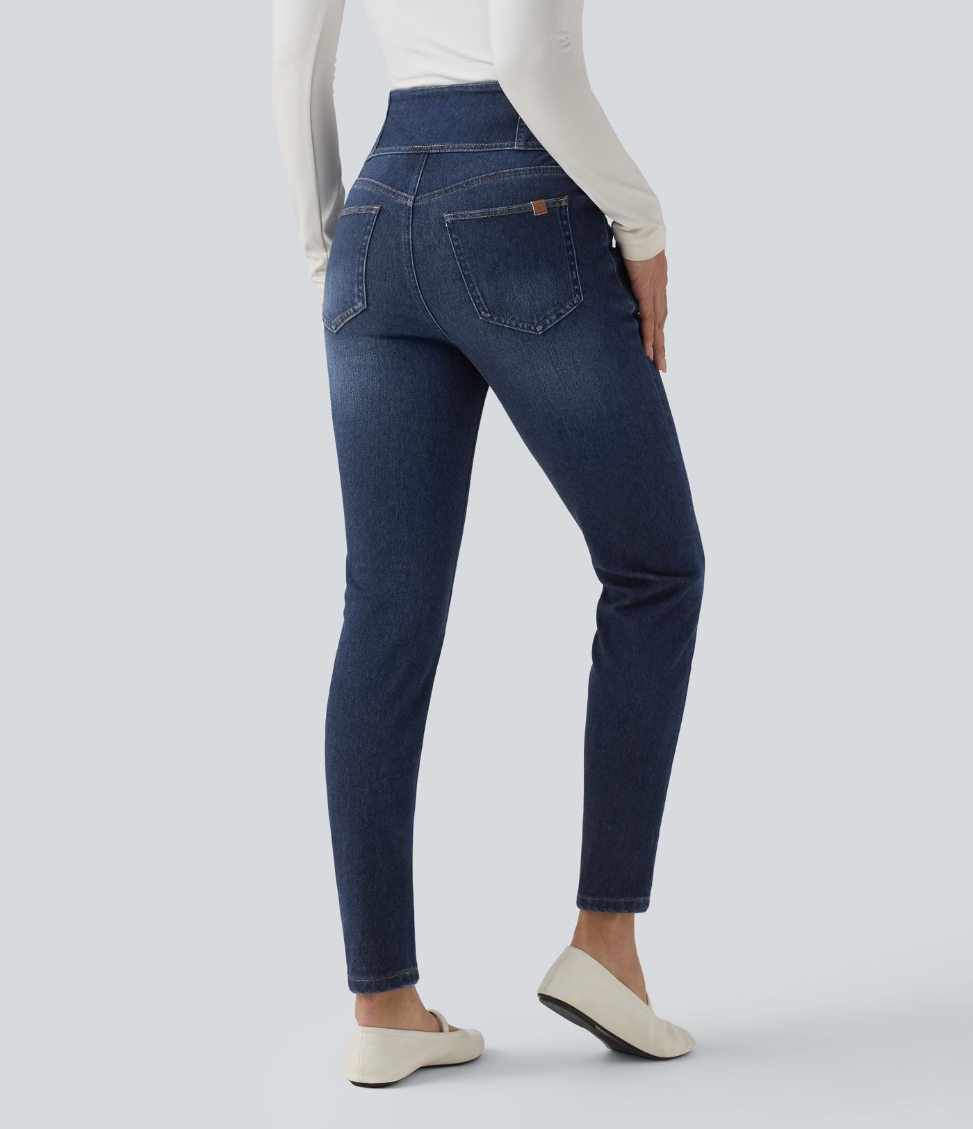 Halara Flex™ High-waisted Casual Skinny Jeans with Pockets