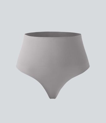 High Waisted Tummy Control Lounge Underwear Thong