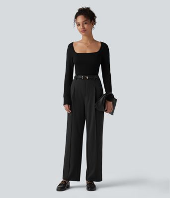 Halara Flex™ DayStretch High Waisted Work Tapered Trousers with Pockets