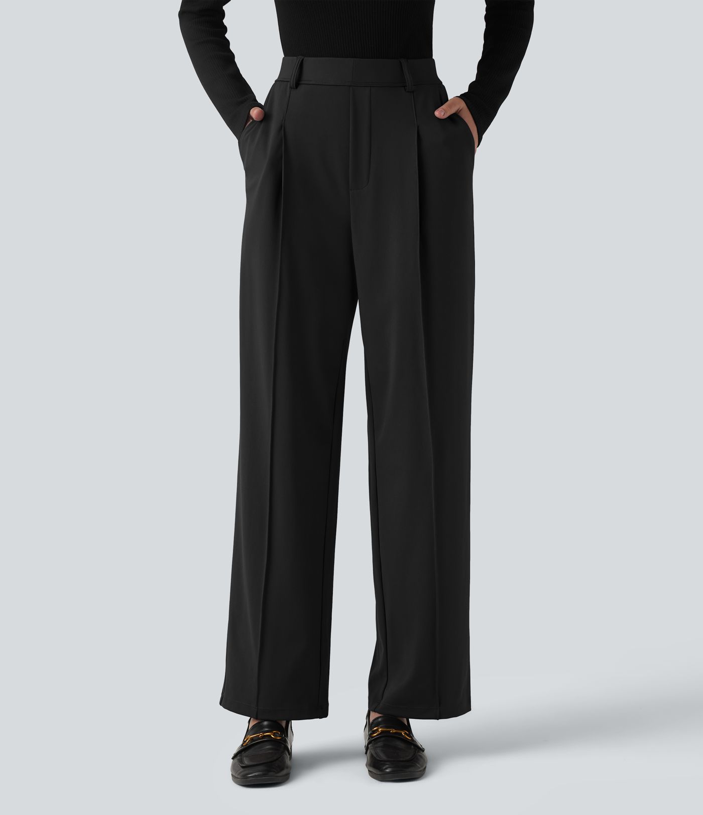 Halara Flex™ DayStretch High Waisted Work Tapered Trousers with Pockets