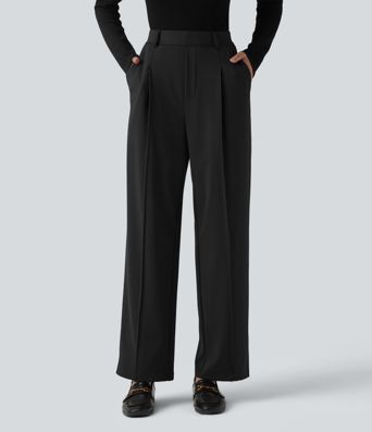 Halara Flex™ DayStretch High Waisted Work Tapered Trousers with Pockets