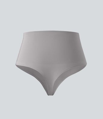 High Waisted Tummy Control Lounge Underwear Thong