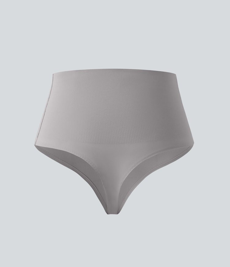 High Waisted Tummy Control Lounge Underwear Thong