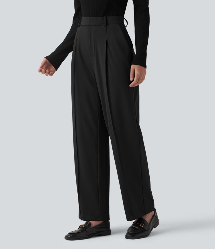 Halara Flex™ DayStretch High Waisted Work Tapered Trousers with Pockets
