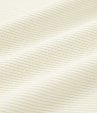 Ribbed Round Neck 3/4 Sleeve Casual Sweatshirt