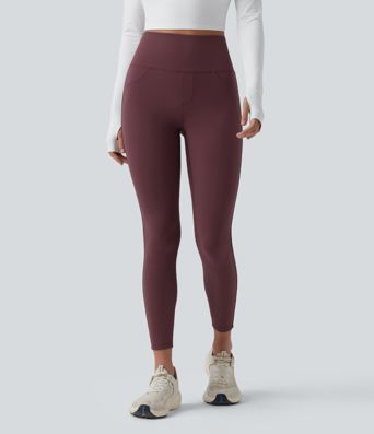 Halara UltraSculpt™ - 7/8-Workout-Leggings mit hohem Bund, Gesäßtaschen und Bauchkontrolle