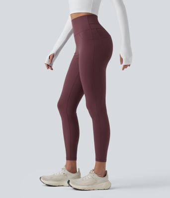 Halara UltraSculpt™ - 7/8-Workout-Leggings mit hohem Bund, Gesäßtaschen und Bauchkontrolle