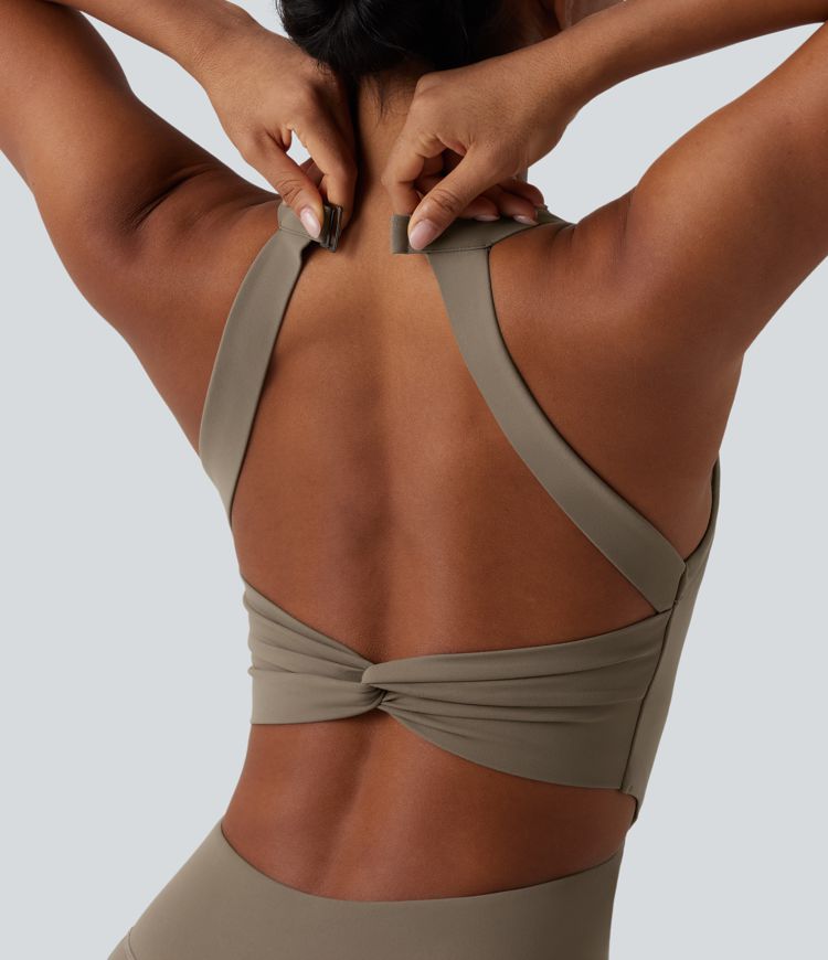 Halara UltraSculpt™ Tummy Control Bootcut Training Jumpsuit with Pockets-Easy Peezy Edition