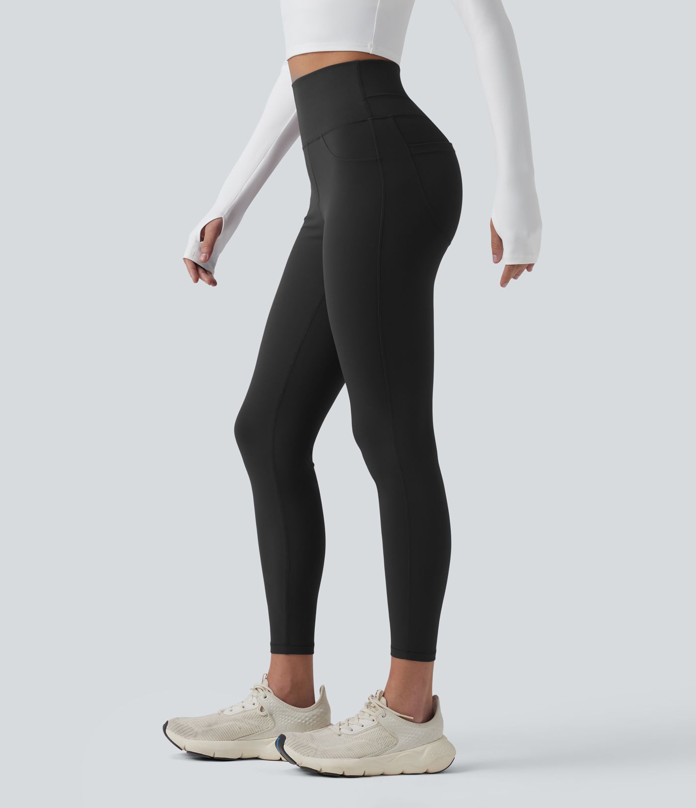 Halara UltraSculpt™ High Waisted Tummy Control Training 7/8 Leggings with Pockets