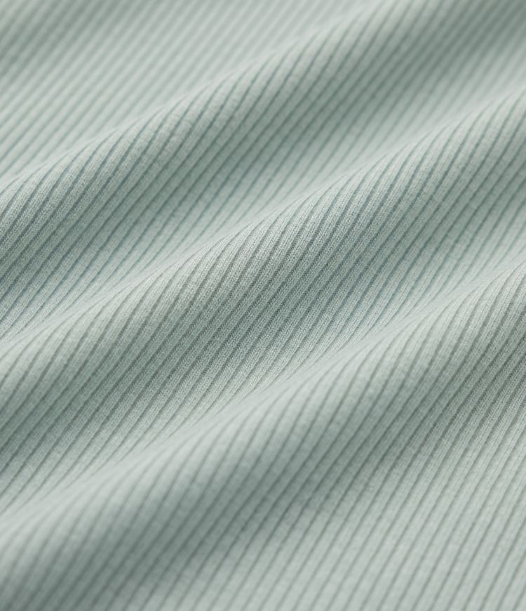 Lässiges, gerafftes Tanktop aus geripptem Strick mit Rundhalsausschnitt