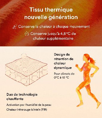 Top casual chaud push-up à col cœur et manches longues - Bonnet A/B Top casual chaud push-up à col cœur et manches longues - Bonnet A/B