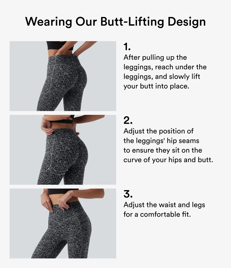 Shadow Leopard Halara UltraSculpt™ Leopard Print High Waisted Scrunch Butt Lifting Tummy Control Training Leggings with Pockets / 2