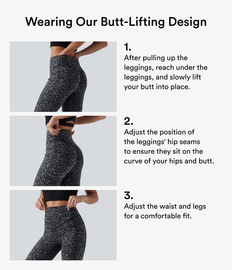 Halara UltraSculpt™ Leopard Print High Waisted Scrunch Butt Lifting Tummy Control Capri Training Leggings with Pockets