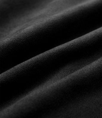 High Waisted Tummy Control Ruched Curved Hem Bodycon 2-in-1 Suede Mini Skirt