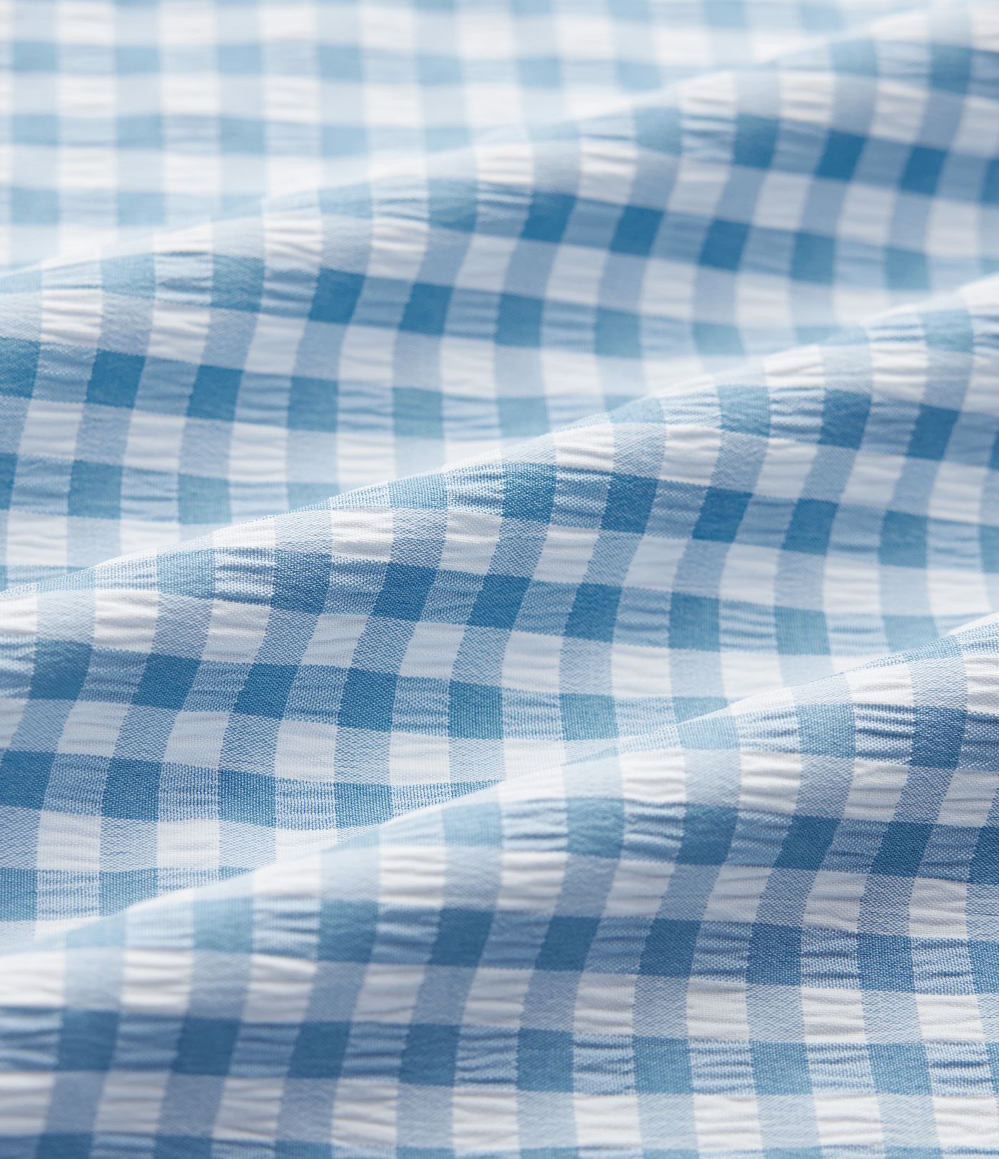 Round Neck Sleeveless Midi Crinkle Gingham Casual Tank Dress with Pockets