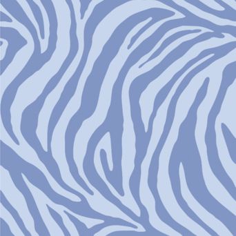 Zebra Stripe - Light Blue