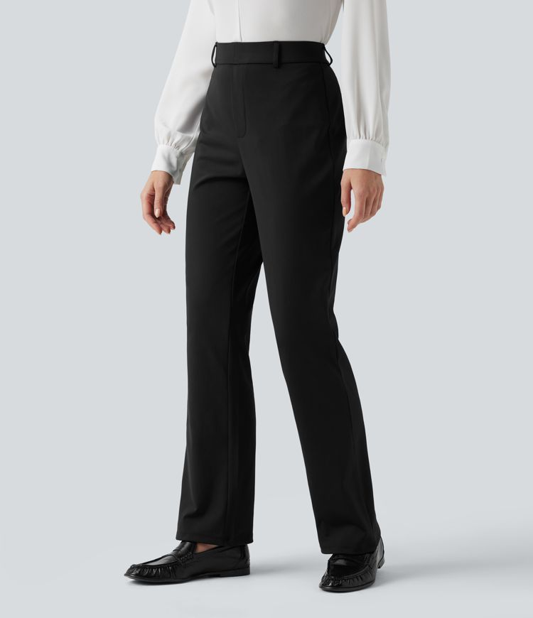 Halara Flex™ DayStretch - Stoffhose mit hohem Bund und ausgestelltem Bein Halara Flex™ DayStretch - Stoffhose mit hohem Bund und ausgestelltem Bein