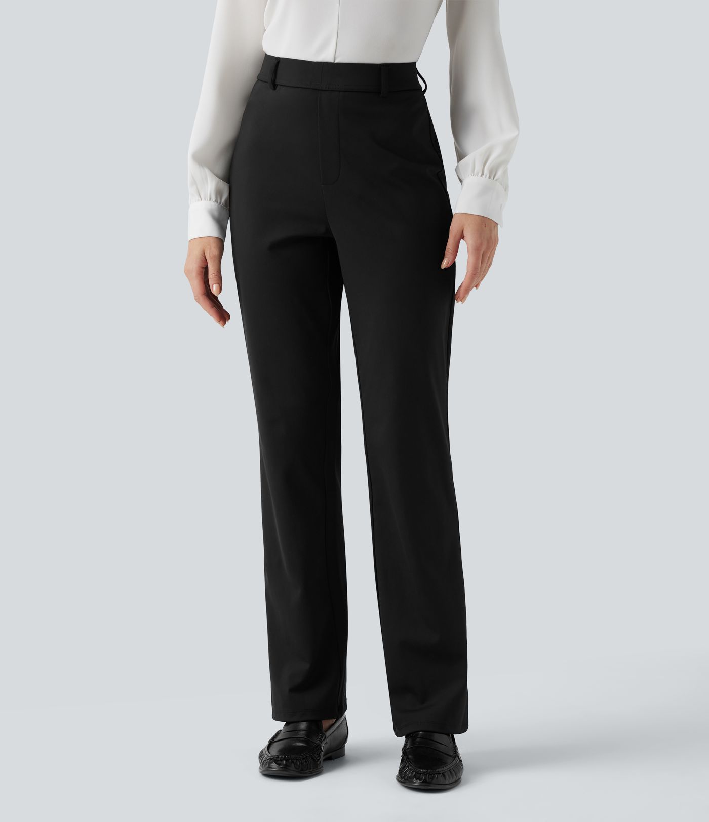 Halara Flex™ DayStretch - Stoffhose mit hohem Bund und ausgestelltem Bein Halara Flex™ DayStretch - Stoffhose mit hohem Bund und ausgestelltem Bein