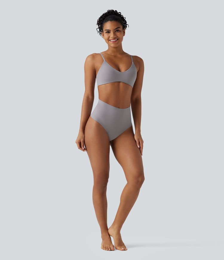 Lounge-Bralette mit V-Ausschnitt