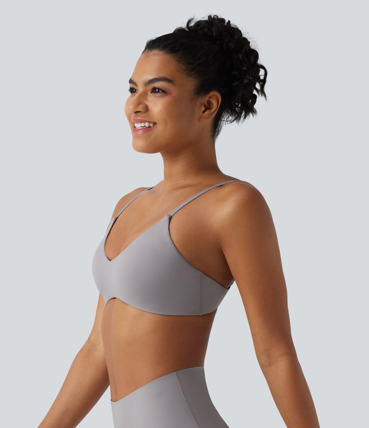 Lounge-Bralette mit V-Ausschnitt