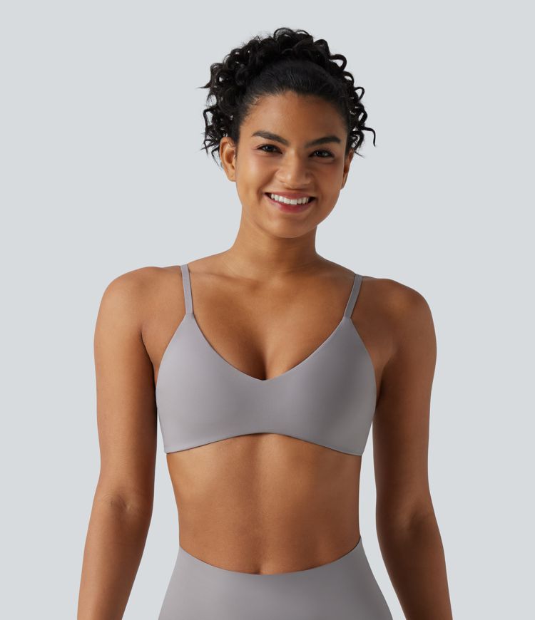 Lounge-Bralette mit V-Ausschnitt