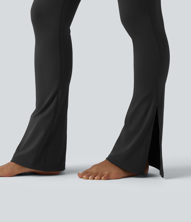 Halara UltraSculpt™ High Waisted Tummy Control Split Yoga Bootcut Leggings with Pocket