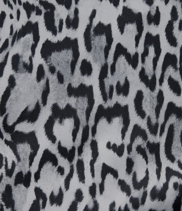 High Waisted 2-in-1 Leopard Print Curved Hem Mini Golf Skirt with Pockets