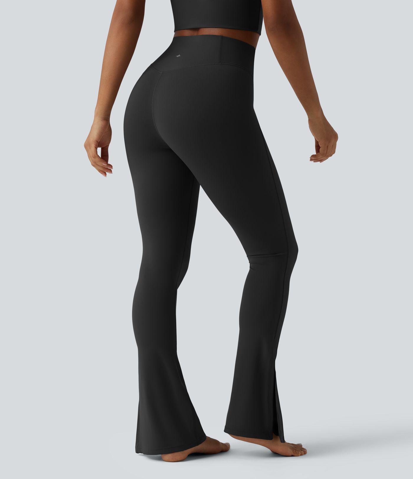 Halara UltraSculpt™ High Waisted Tummy Control Split Yoga Bootcut Leggings with Pocket