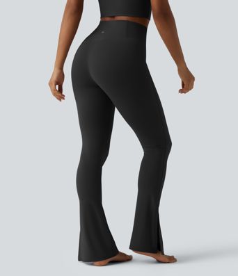 Halara UltraSculpt™ High Waisted Tummy Control Split Yoga Bootcut Leggings with Pocket