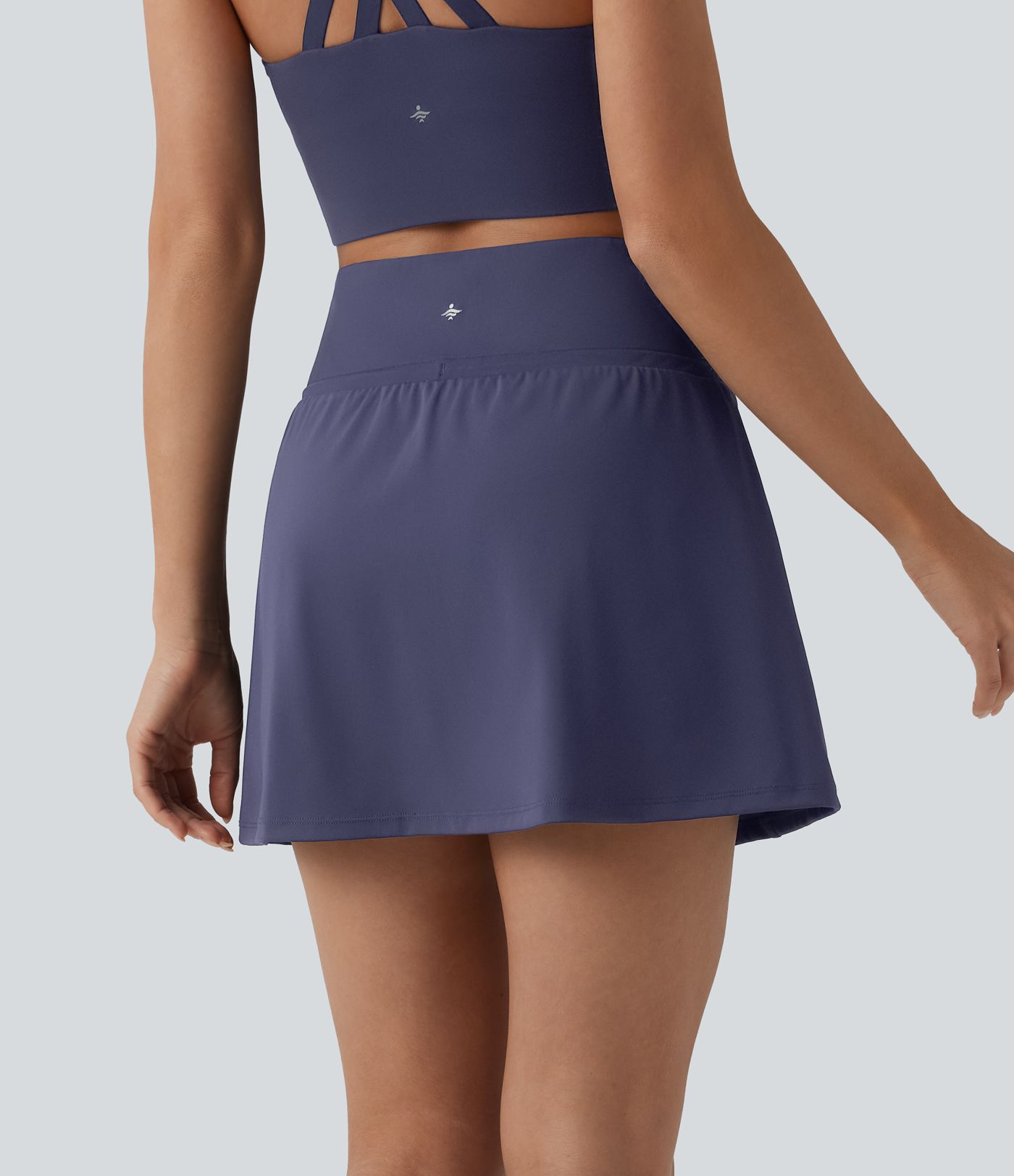 SoftlyZero™ QuickDry High Waisted Adjustable Drawcord 2-in-1 Mini Tennis Skirt with Pockets