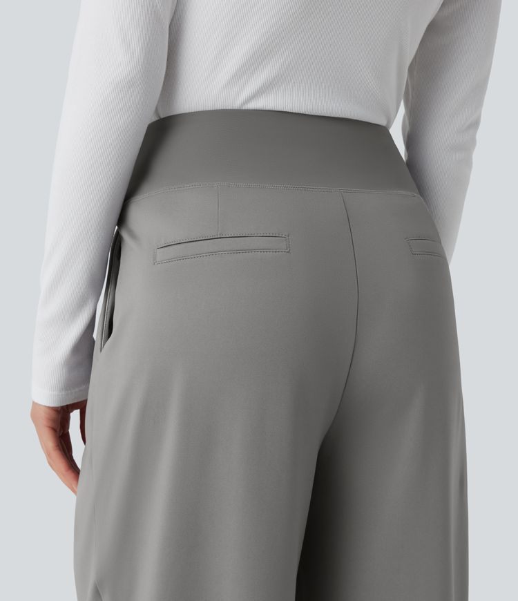 Halara Flex™ DayStretch High Waisted Tummy Control Straight Leg Work Pants with Pockets