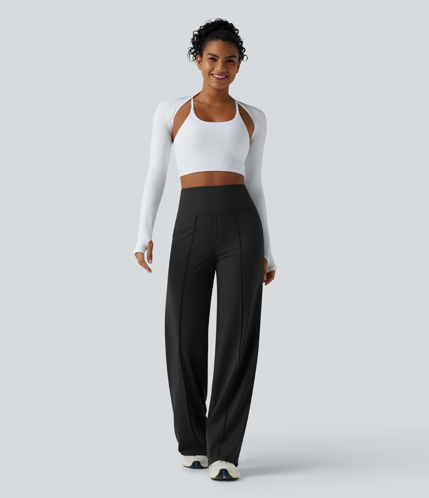 Halara UltraSculpt™ High Waisted Tummy Control Straight Leg Yoga Pants with Pockets