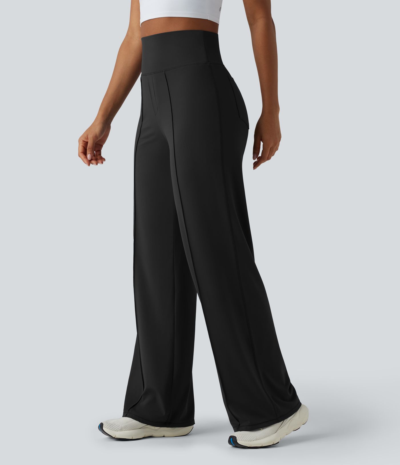 Halara UltraSculpt™ High Waisted Tummy Control Straight Leg Yoga Pants with Pockets