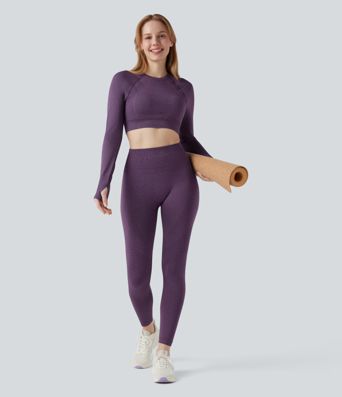 Seamless Flow High Waisted Yoga Leggings