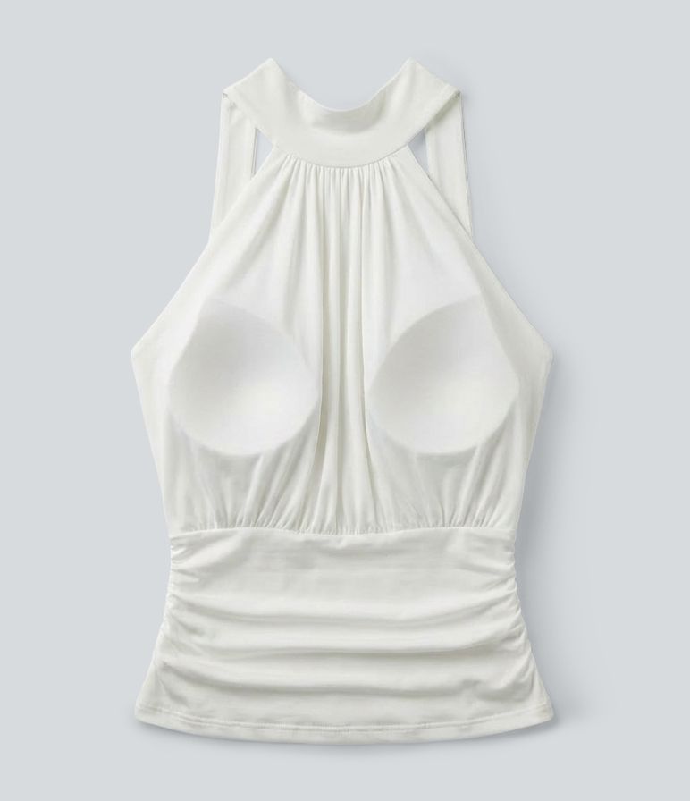 Halter-Party-Top mit Rückenbindung