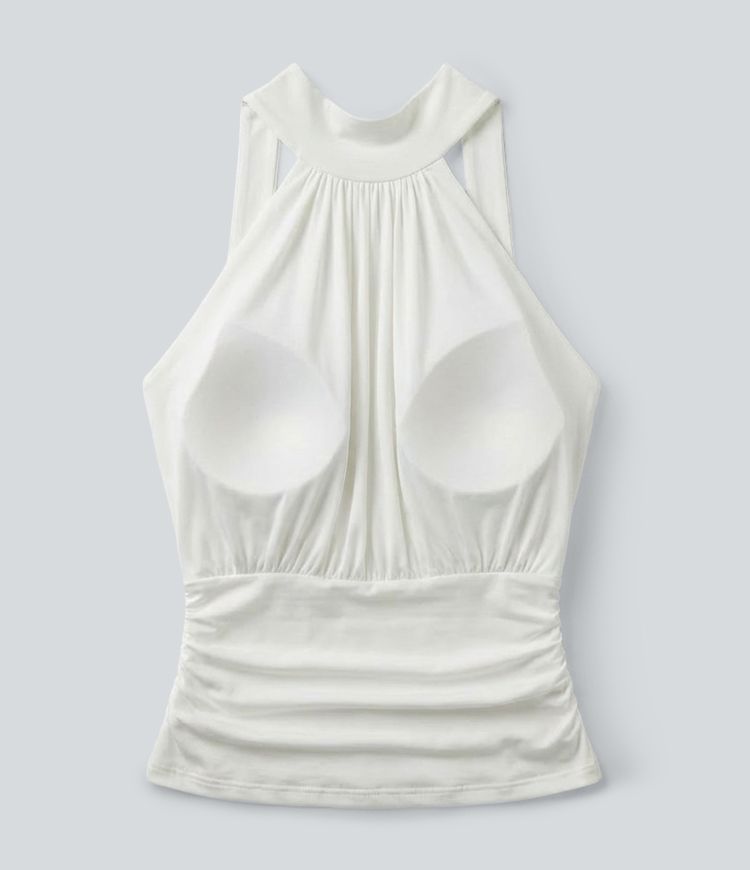 Halter-Party-Top mit Rückenbindung