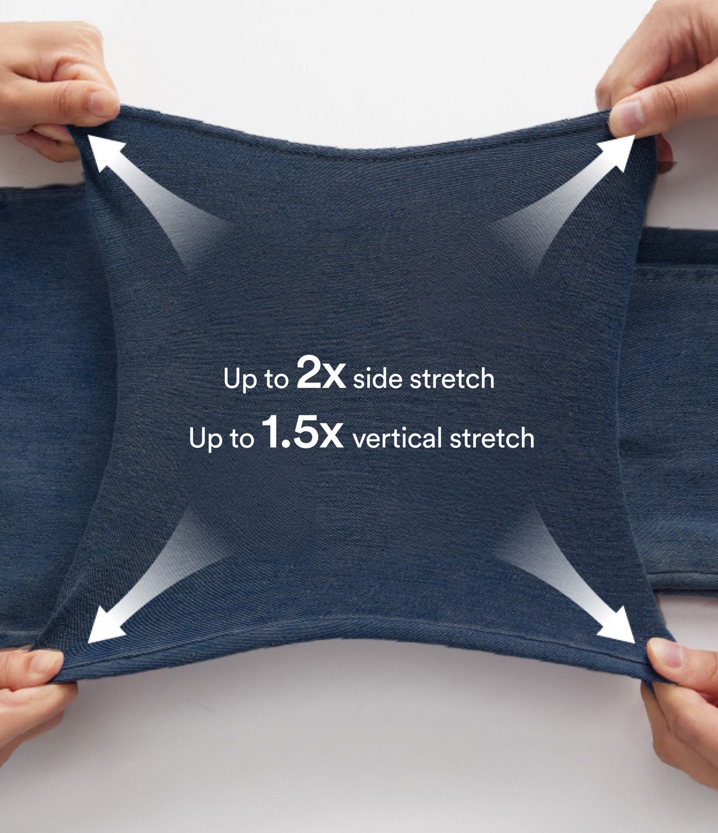 Halara Flex™ High Waisted Crossover Pocket Washed Casual Jeans