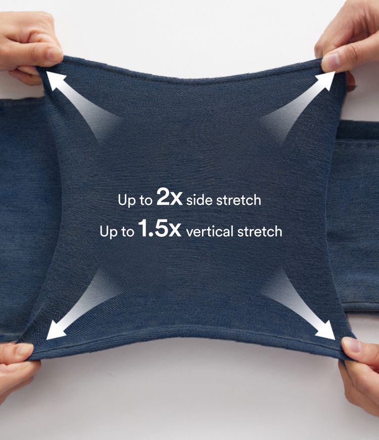 Halara Flex™ High Waisted Crossover Pocket Washed Casual Jeans