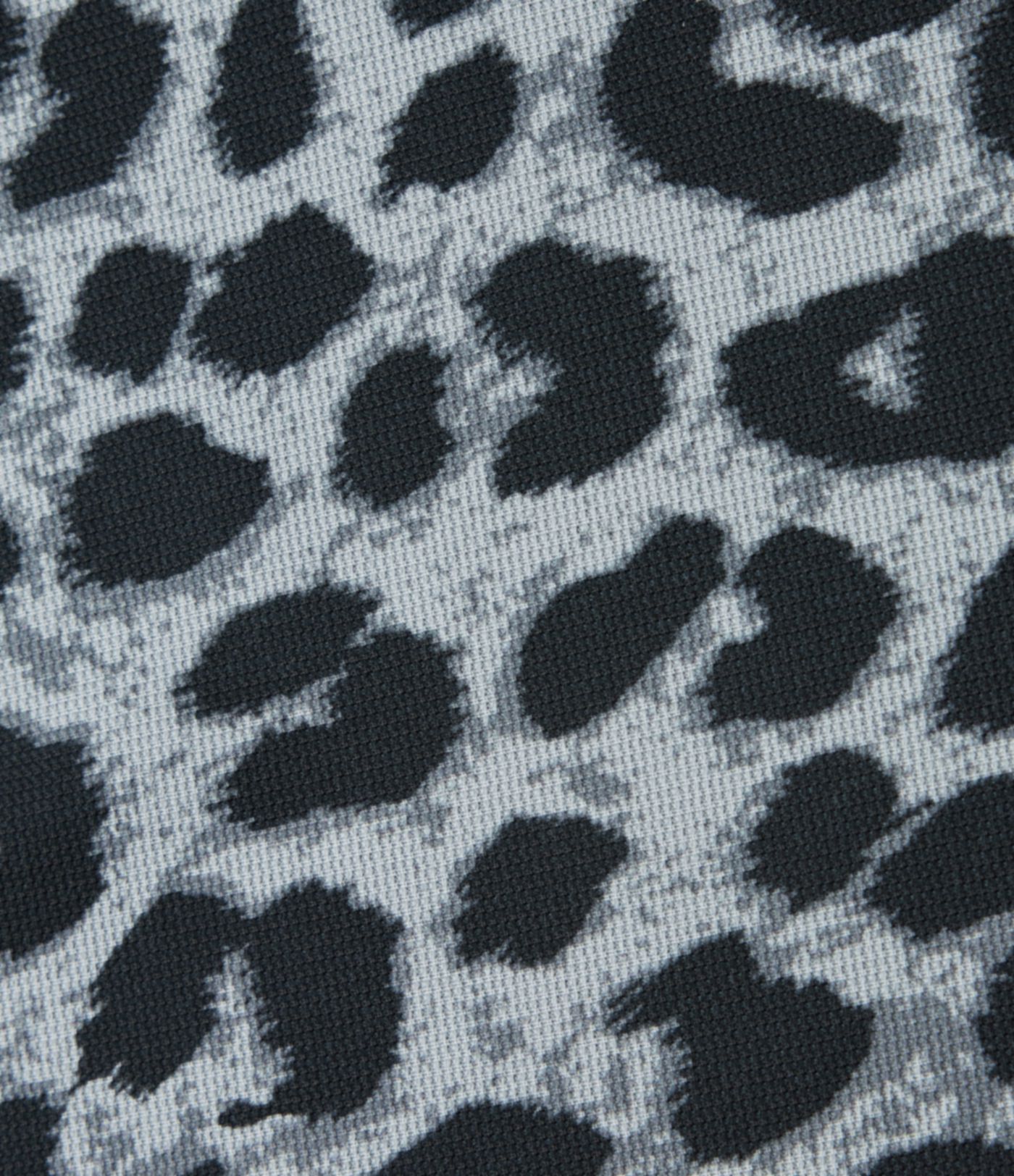 High Waisted Leopard Print Waffle Mini Casual Skort