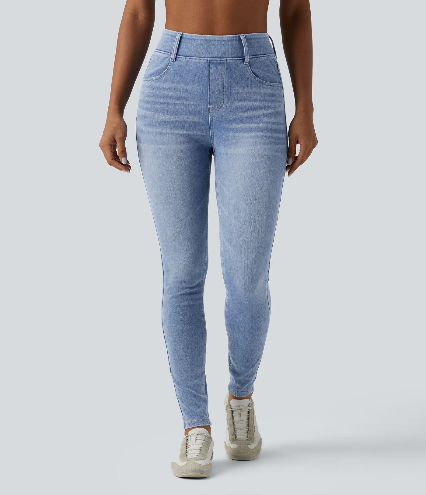 Halara Flex™ High Waisted Casual Denim Leggings with Pockets