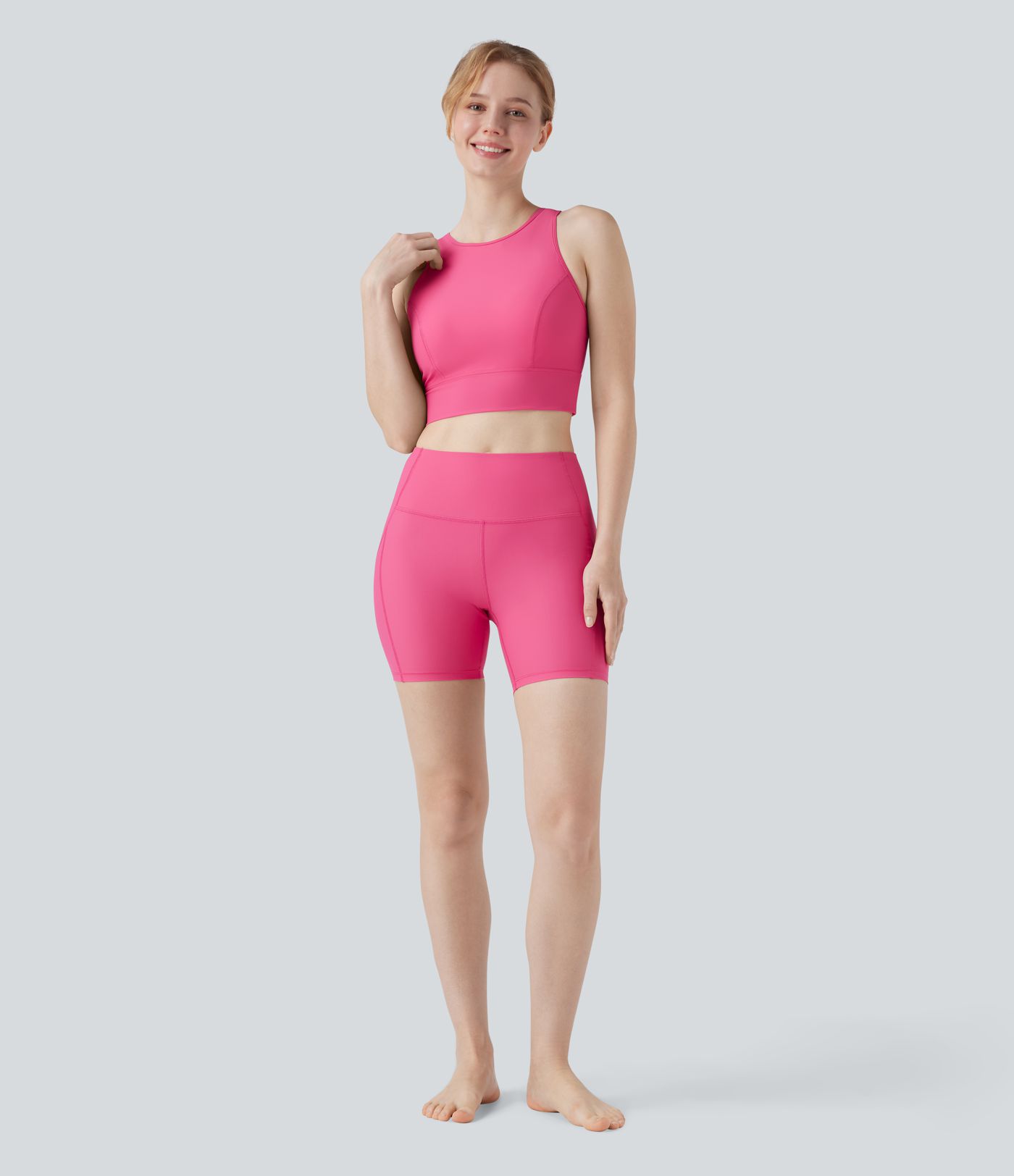 Land to Water High Waisted Bikini Bottom 5'' with Pocket